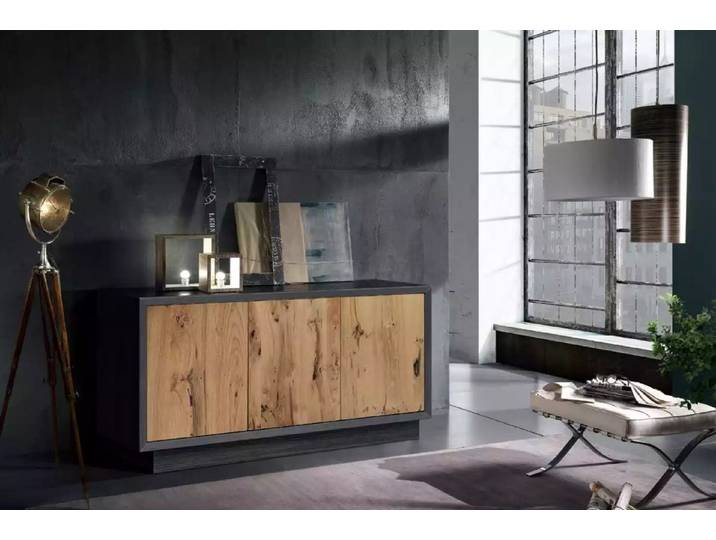 JVmoebel Sideboard Luxuriöse Holzkommode im modernen Design mit warmen Brauntönen (Sideboard), Made in Europa
