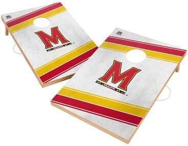 Skip's Garage Maryland Terrapins Regulation 2x4 Cornhole Set