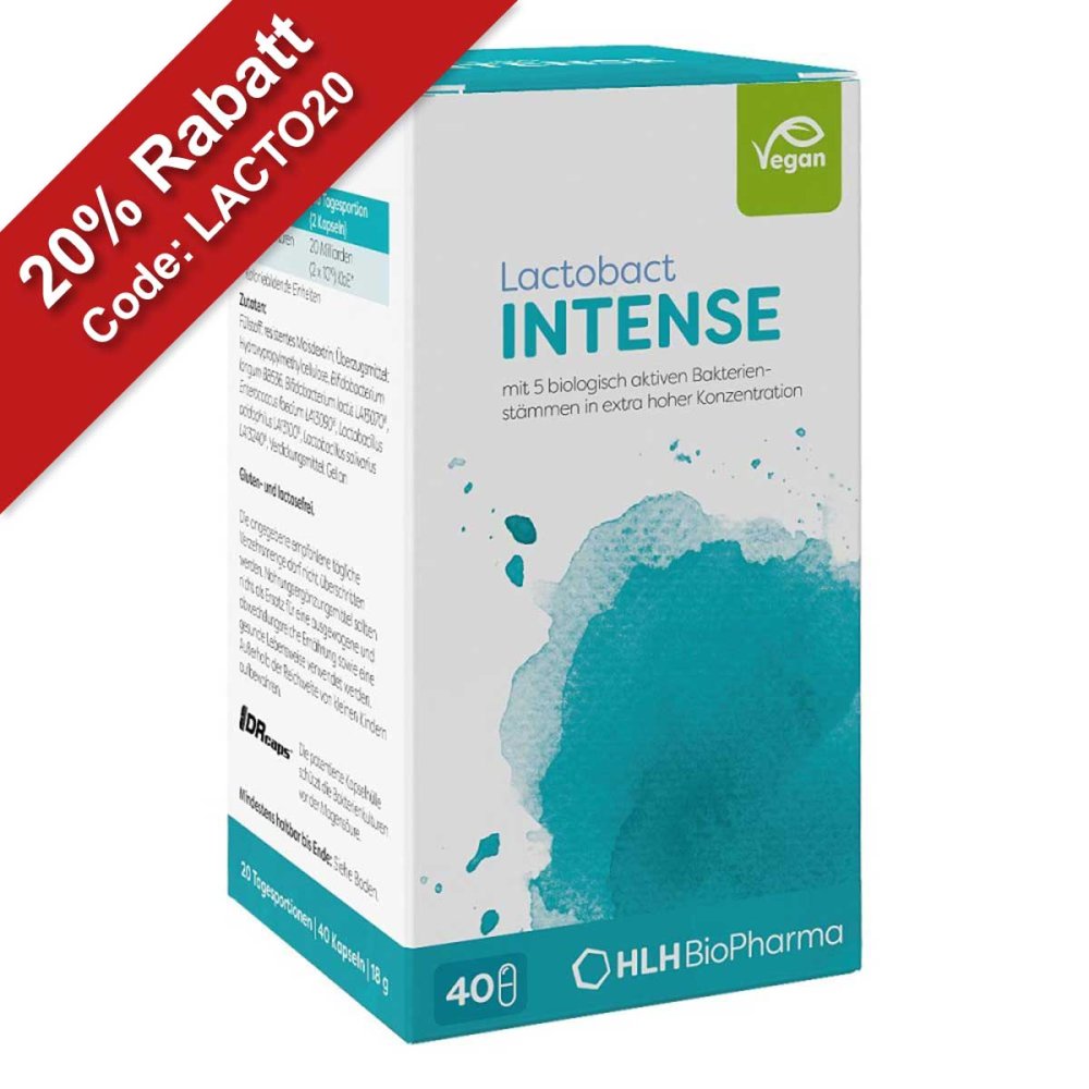 HLH BioPharma GmbH Lactobact INTENSE magensaftresistente Kapseln 18794673