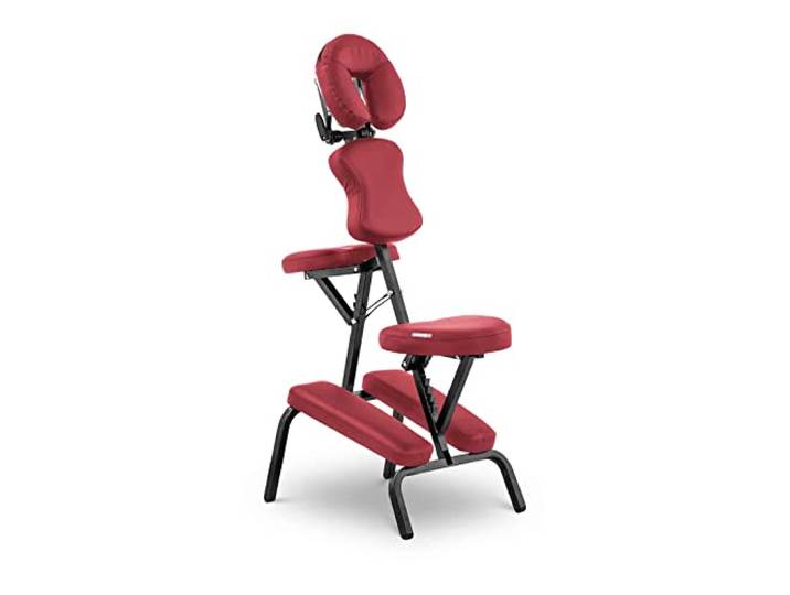 Physa Physa Montpellier RED Massagestuhl klappbar, rot, mobiler Massagesitz