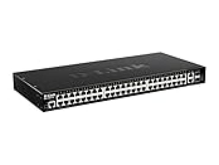 D-Link DGS-1520-52 commutateur réseau Géré L3 10G Ethernet (100/1000/10000) 1U Noir