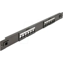DELOCK 66821 - 19" Keystone Patchpanel 12 Port werkzeugfrei