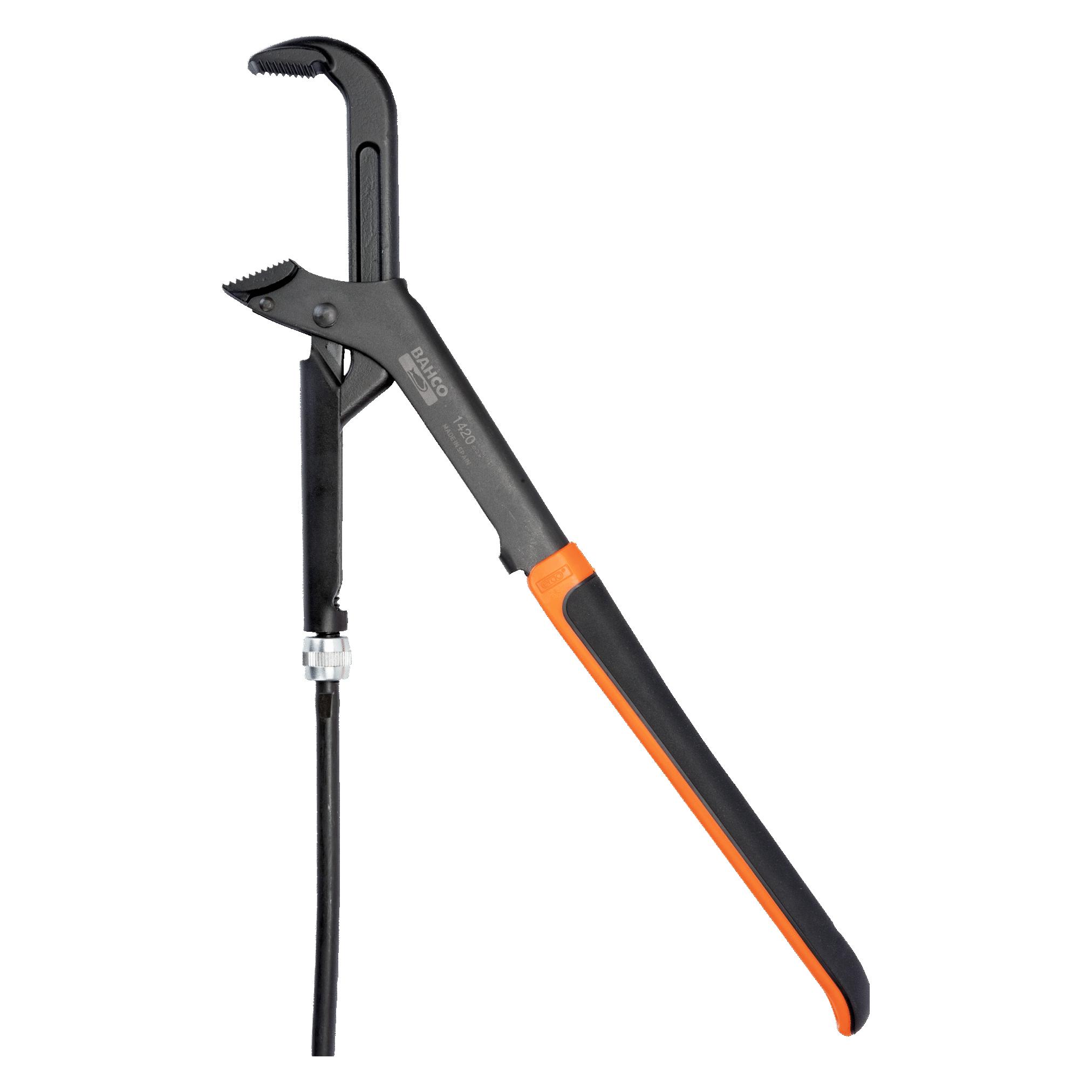 Bahco ERGO 1-1/2" Rohrzange, Schwedisches Modell, 90° 17" (430 mm) (1420)