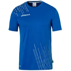Uhlsport, Unisex, Sportshirt, Set aus Trikot und Shorts (3XL), Weiss, Blau