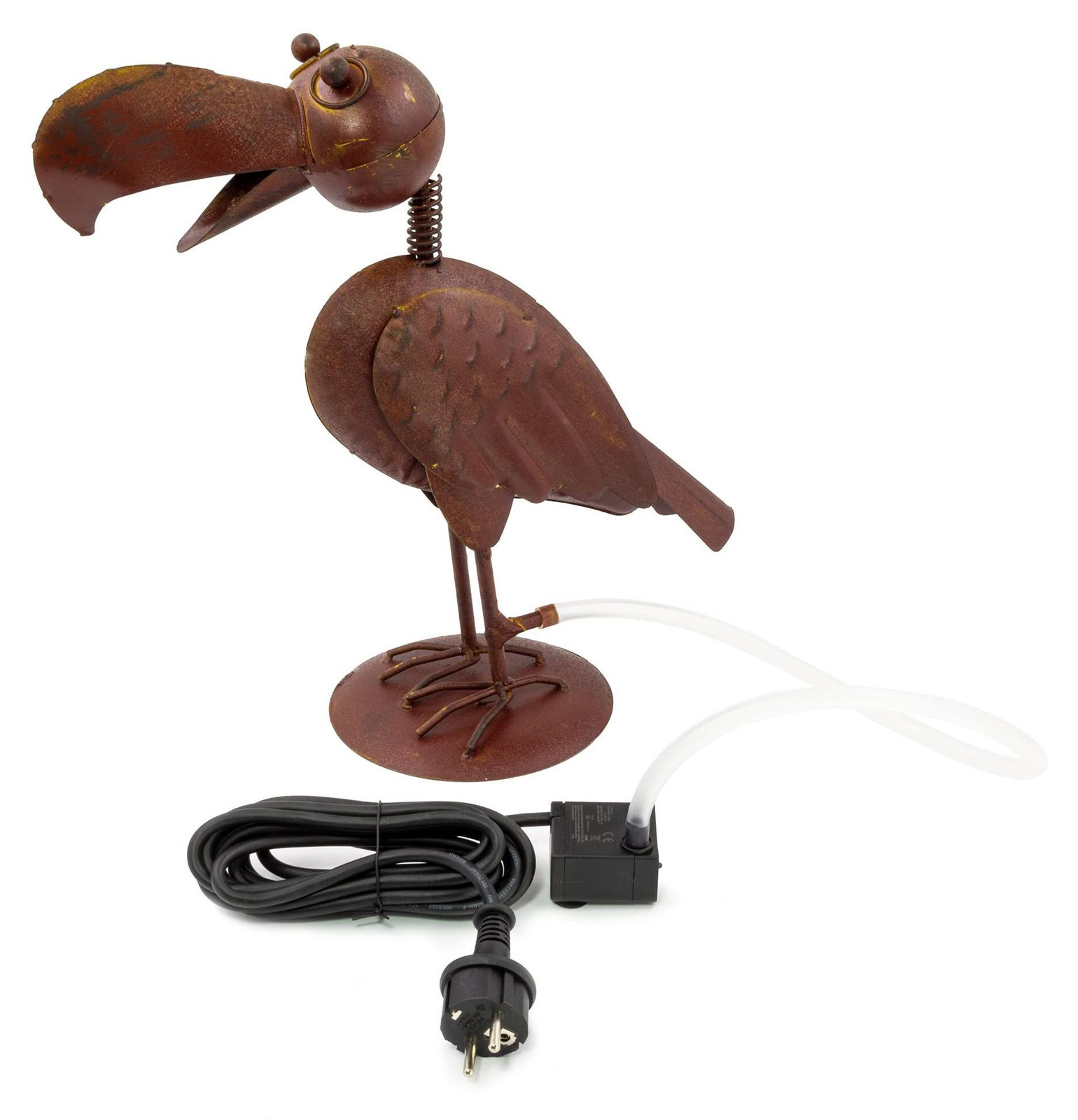 Lustrens Waterspuwer Ravenfiguur voor Vijver en Tuindecoratie
