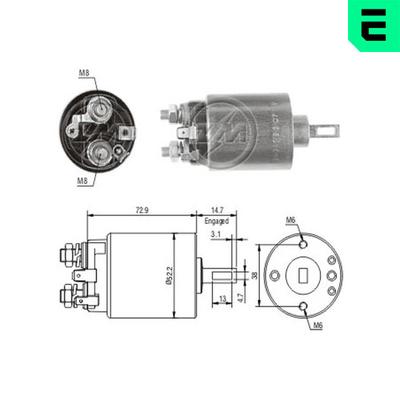 ERA Magnetschalter, Starter zm785 für Volvo