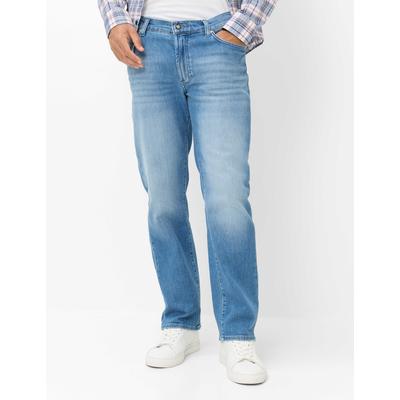 5-Pocket-Jeans BRAX "Style CLINT", Herren, Gr. 33, Länge 30, denim, Denim/Jeans, 95% Baumwolle, 4% Elastomultiester, 1% Elasthan, Jeans 5-Pocket-Jeans