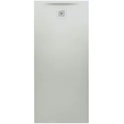 LAUFEN Pro Duschwanne H2149530770001 Marbond Ablauf kurze Seite hellgrau