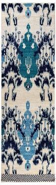 Overton "Contemporary Overdyed Wool Hand Knotted Runner - 2' 6"" x 8' 6"""