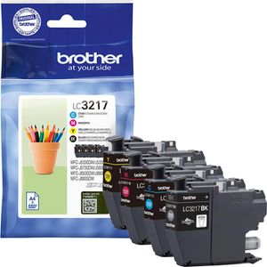 Brother LC-3217VAL Value Pack CMYK Tintenpatronen