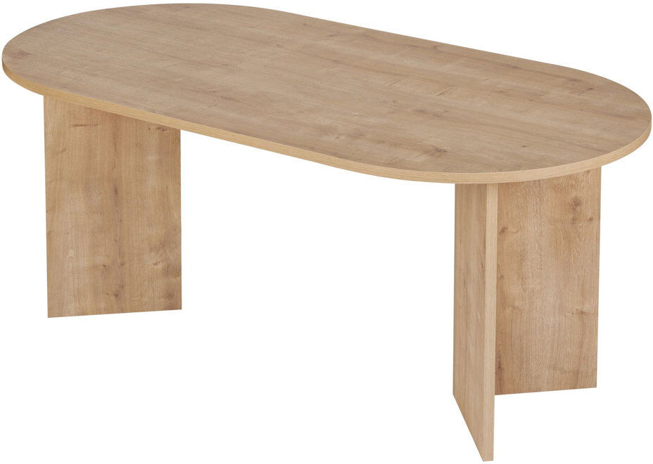 Decortie Dining Table Oak Wood / Brown