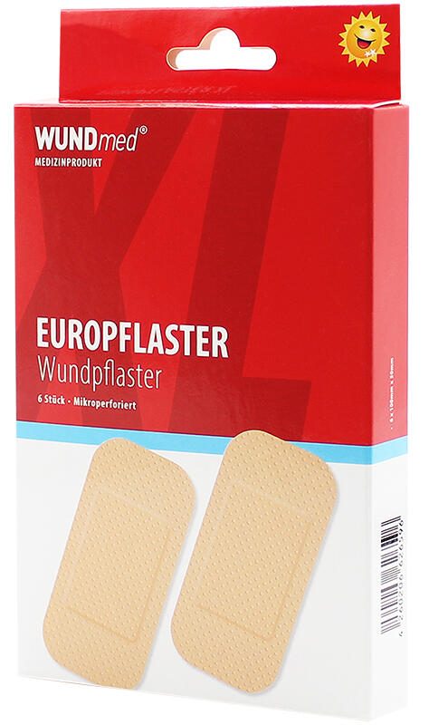 WUNDmed® Pflaster Europflaster XL beige 6 St. 03-003