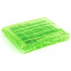 TCM Slowfall Konfetti rechteckig 55x18mm, neongrün, UV-aktiv, 1kg