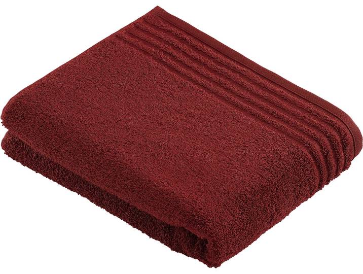 Badetuch VOSSEN Vienna Style Supersoft , orange (terra), B:100cm L:150cm, Walkfrottee, Baumwolle, Handtücher, Badetuch, Supersoft Baumwolle