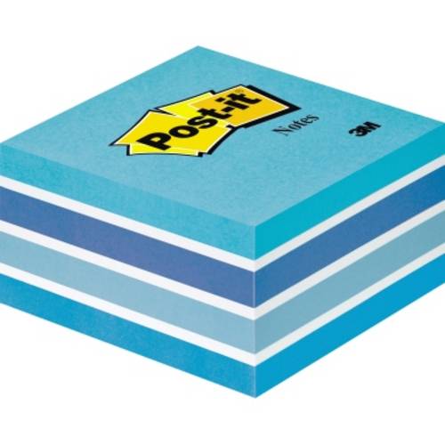 Post-it Haftnotizwürfel 2028B 76mm x 45mm Pastell-Blau 450 Blatt