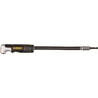 Winkel-Bohrvorsatz DT20502, 1/4", Aufsatz schwarz, 3-teilig