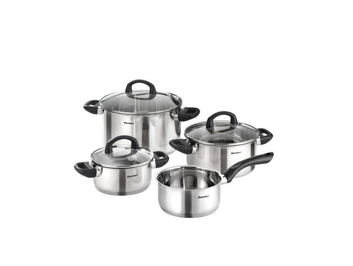 TOPFSET Mia, Edelstahl, Induktion, 4-teilig