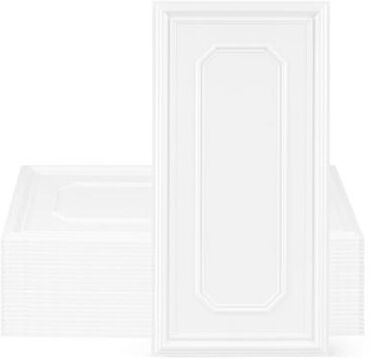 Costway 24 Pieces Ceiling Tiles Decorative PVC Ceiling Covering Panels