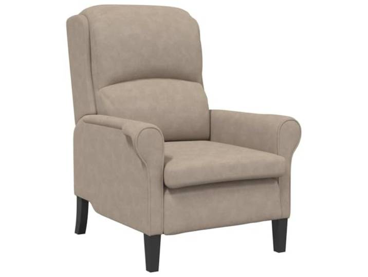 Heofavd Sessel Taupe 76x94x102 cm Mikrofaser Polstersessel Wohnzimmer