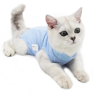 Hunde Katzen Chirurgie-Wiederherstellungsanzug Atmungsaktiv Weich Komfortabel Sicherheit Hundebekleidung