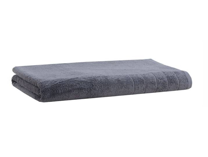 Saunatuch CARL ROSS HygieniCotton , grau (graphite), B:70cm L:200cm, Frottee, Obermaterial: 100% Baumwolle, Handtücher, Saunatuch, mit 2 Aufhängekordeln