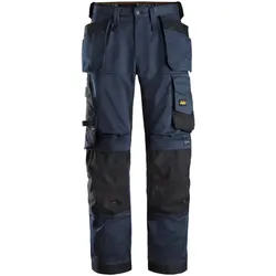 Stretch Loose Fit-Arbeitshose "6251" - 60 - navy