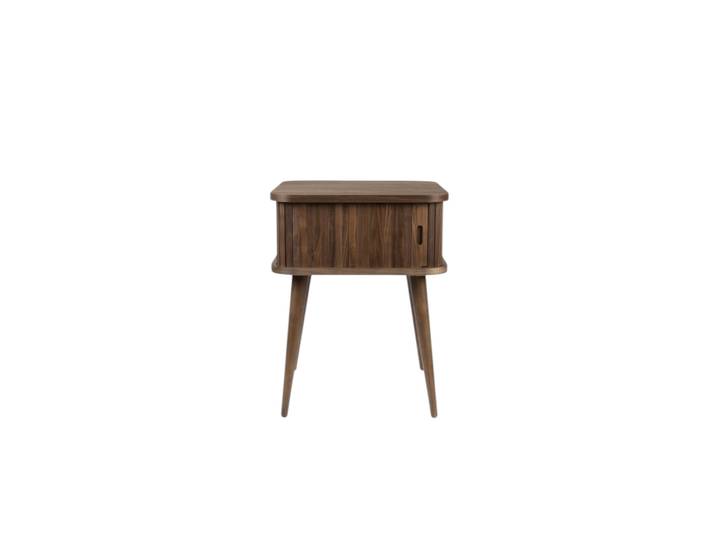 Side Table Zuiver Barbier 45x45 cm, Walnut, Square, New Table - Ideal for modern office furnishings