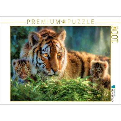 CALVENDO Puzzle Königin des Dschungels | 1000 Teile Lege-Größe 64x48cm Foto-Puzzle für glückliche Stunden