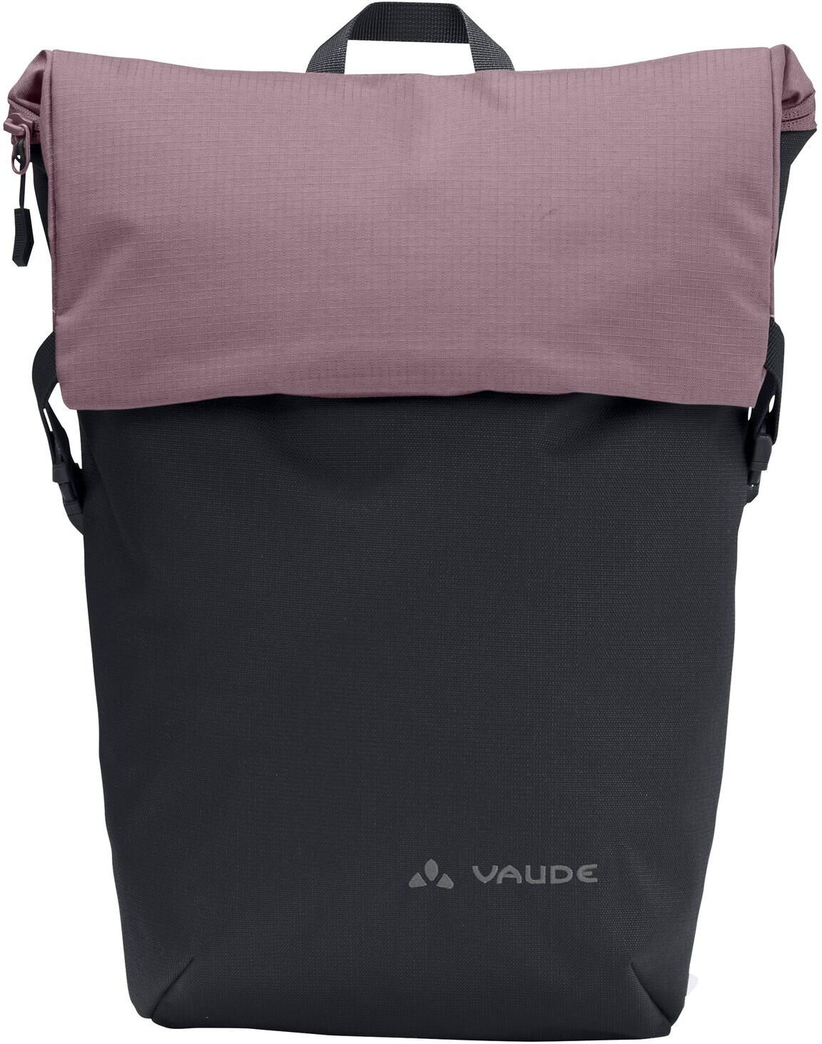 Freizeitrucksack VAUDE "Unuk II", rosa (schwarz, lila ash), Rucksäcke, B/H/T: 27cm x 14cm, Polyester, Freizeitrucksack, für den Stadtalltag, 8 Liter Volumen, mit separatem Handyfach, B:27cm T:14cm schwarz, lila ash B/H/T: 27cm x 14cm