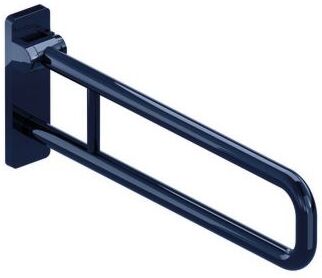 Hewi 801 Stützklappgriff 801.50.24650 750 mm, stahlblau, fest, Aluminiumkern
