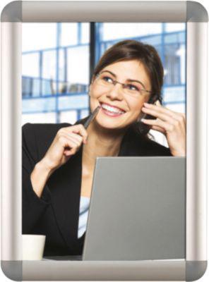 Update Display Opti Frame, DIN A4, 25 mm Profil, Rondo, Aluminium, silber