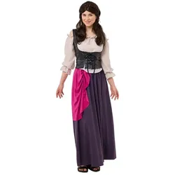 Kostüm "Mittelalter" für Damen, violett