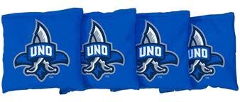 Skip's Garage University of New Orleans Privateers Light Blue Cornhole Bags
