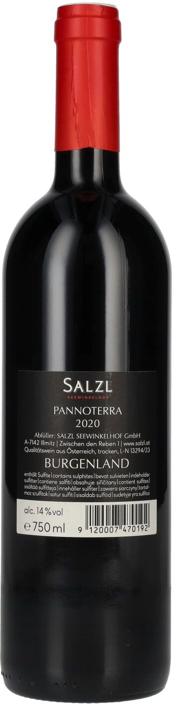 Salzl Seewinkelhof Salzl Pannoterra 2020 14% Vol. 0,75l