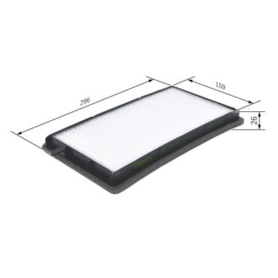 BOSCH Filter, Innenraumluft 1 987 432 002 für BMW