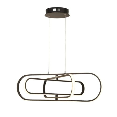 Searchlight Clip zwarte moderne hanglamp van metaal