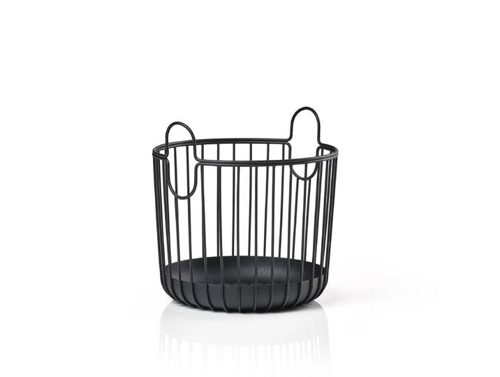 Zone Denmark - Inu Aufbewahrungskorb, Ø 20 x H 20 cm, schwarz