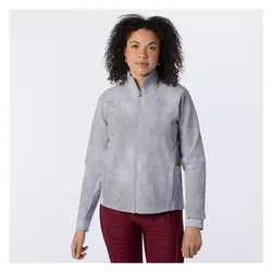 New Balance, Damen, Laufjacke, W Reflective Impact Run Winter Jacket (L), Grau, L