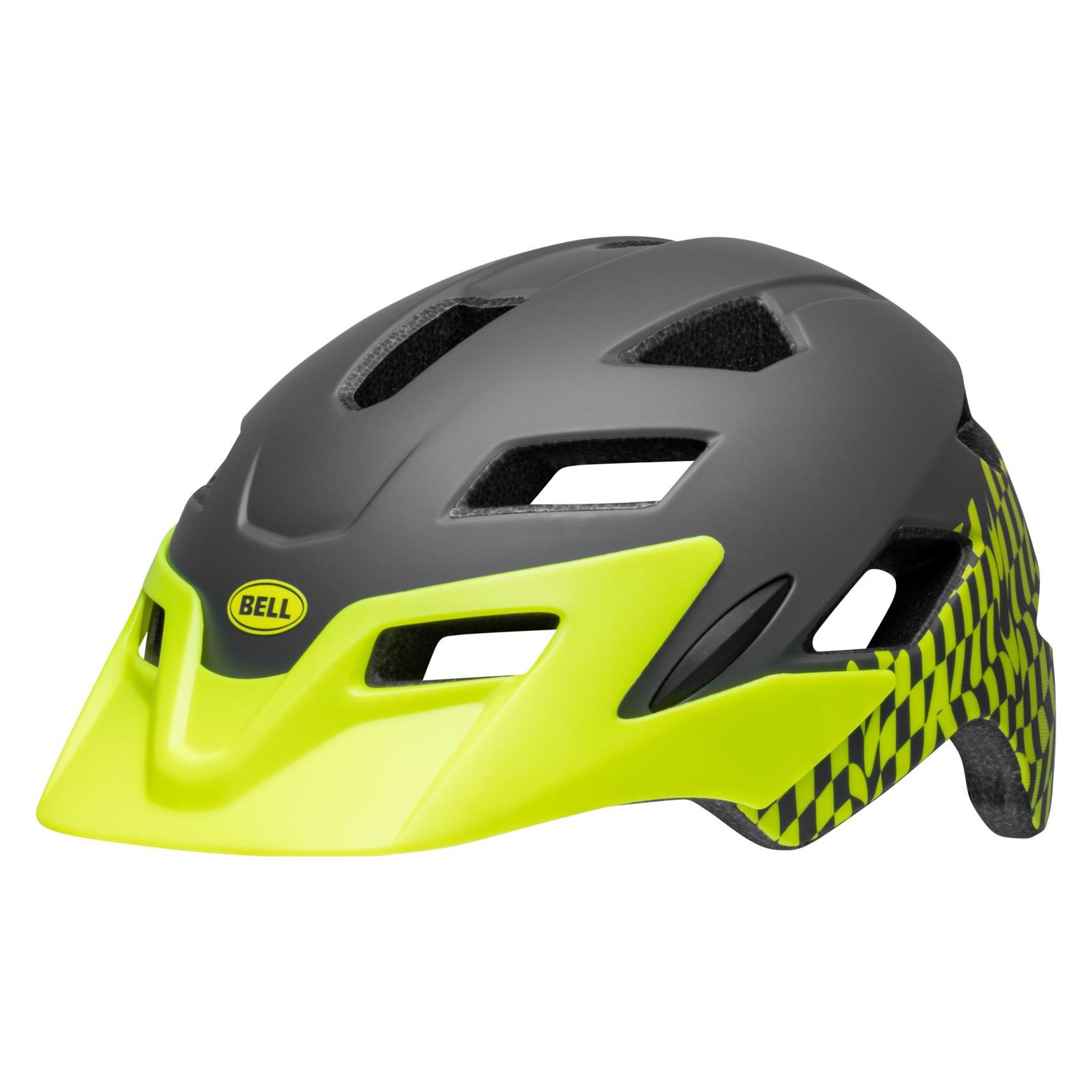 Bell Sidetrack Junior-Helm, gewellt, Kariertatt, Netzhaut, Sear- (50 - 57 cm) (7158321)