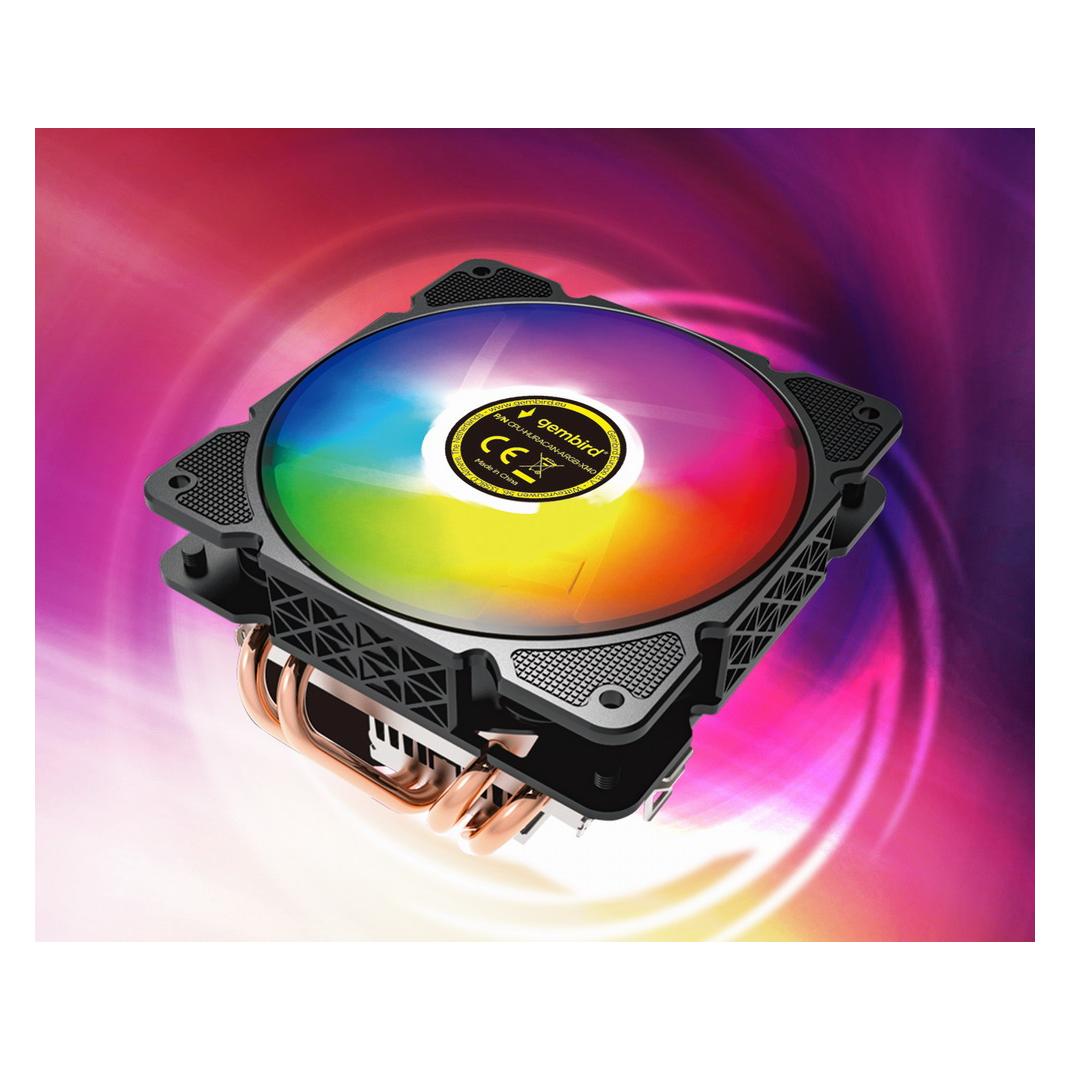 Gembird CPU-HURACAN-ARGB-X140 (120 mm) (CPU-HURACAN-ARGB-X140)