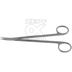 Präparierschere, gebogen, spitz/spitz, 15 cm