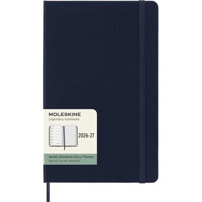 Moleskine 18 Monate Wochen 26/27 L/A5, 1W=1S Geb Saphir