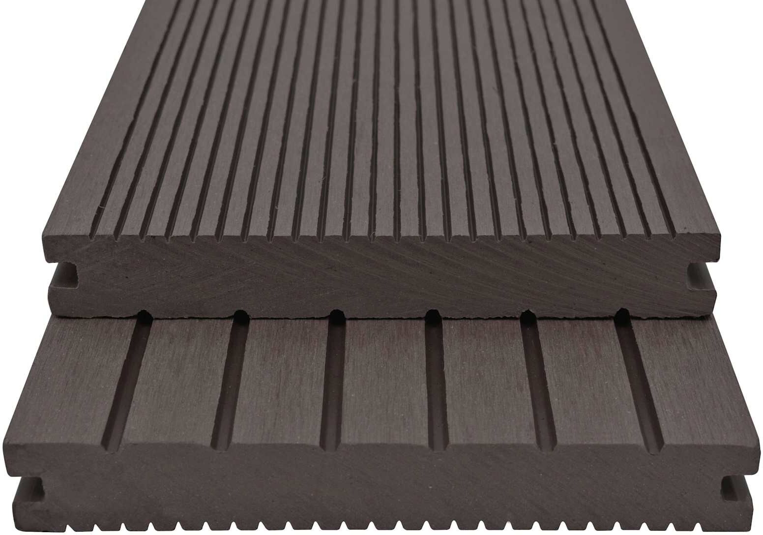 vidaXL Planche de terrasse 48 pc Marron foncé WPC