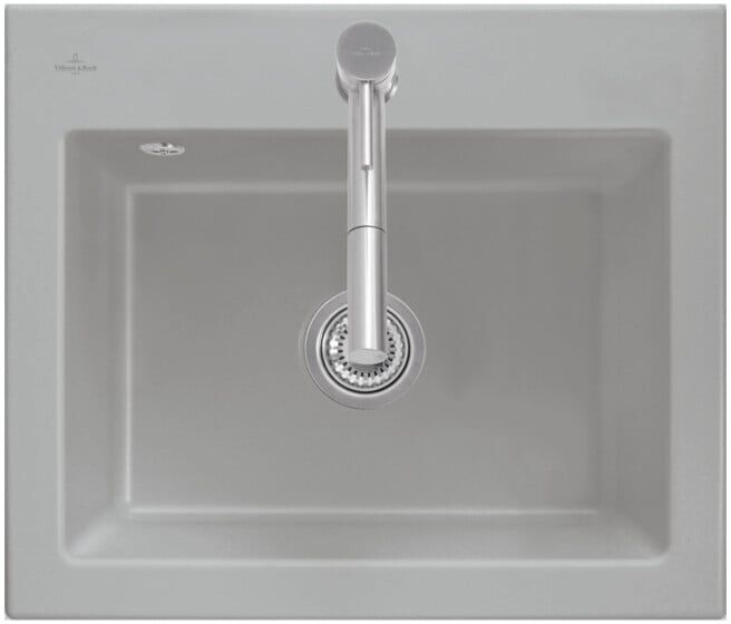 V&B; Évier Subway 60 S, noir pur ; Villeroy & Boch (330900R7)