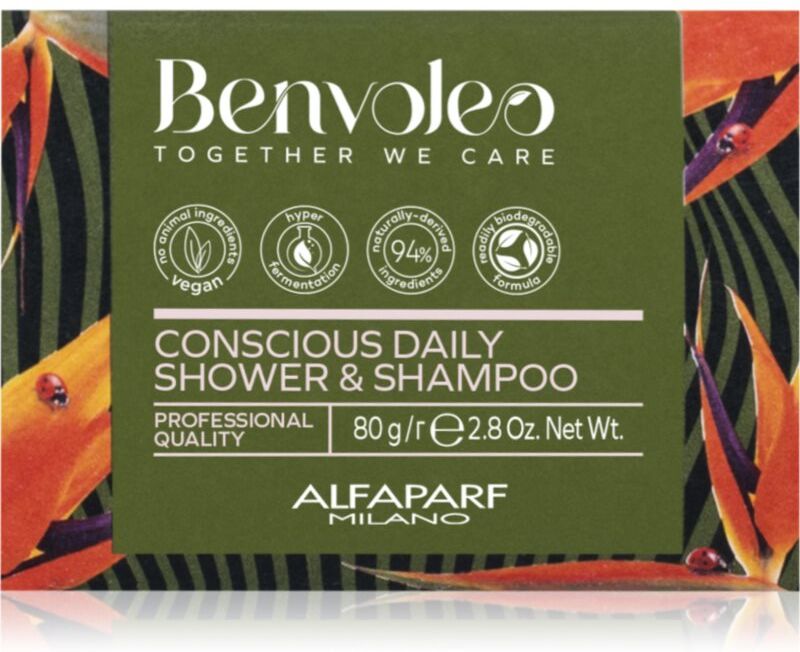 Alfaparf Milano Benvoleo Daily organic shampoo bar 3-in-1 80 g