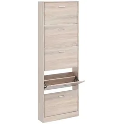 vidaXL, Schuhschrank, Lataris (17 x 59 x 169 cm)