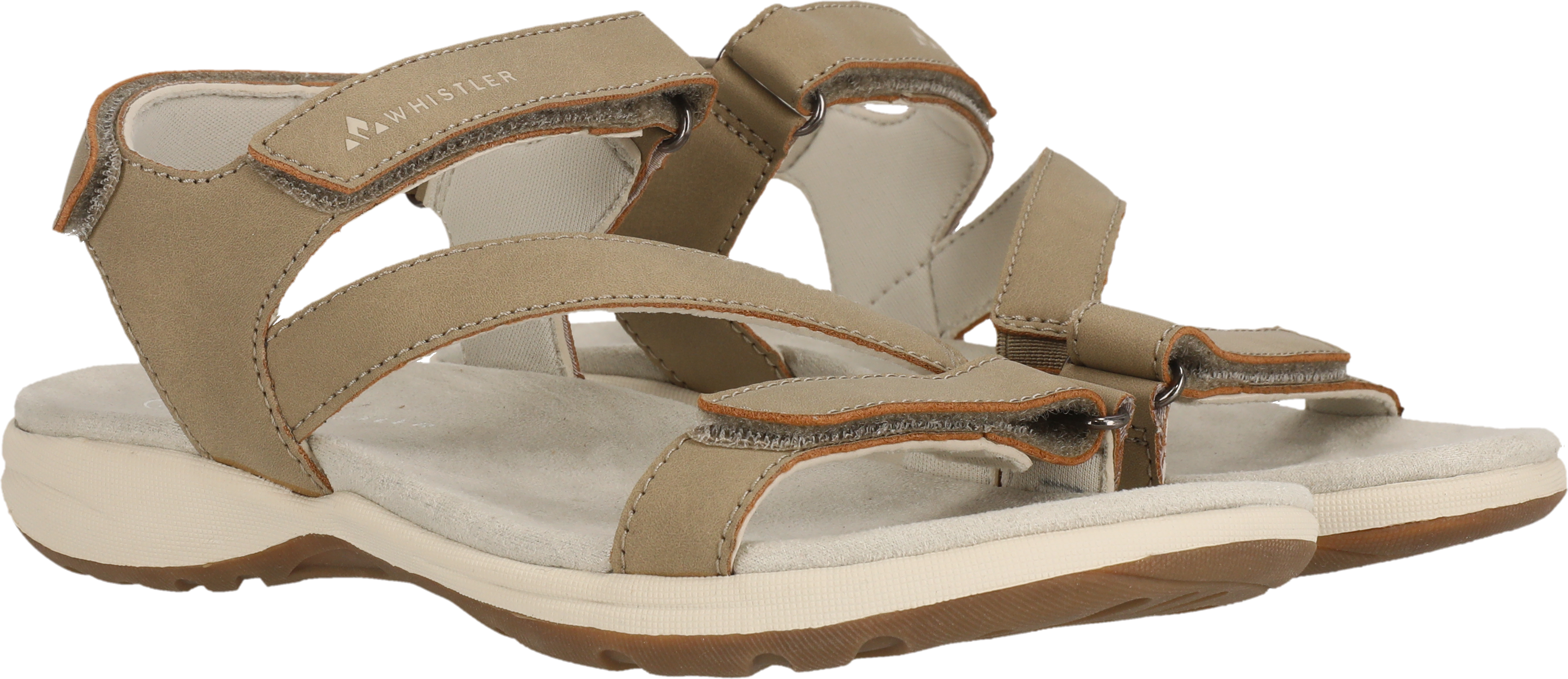 Sandale WHISTLER "MALENA W SANDAL", Damen, Gr. 39, beige (island fossil), Synthetik, Schuhe Sandale island fossil 39