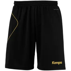 Kempa Curve Handballshorts Kinder schwarz/gold 116