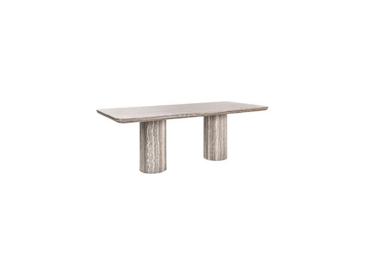 Design Esstisch „Dulce“ aus Marmor, 225 x 100 cm Grau Richmond Interiors