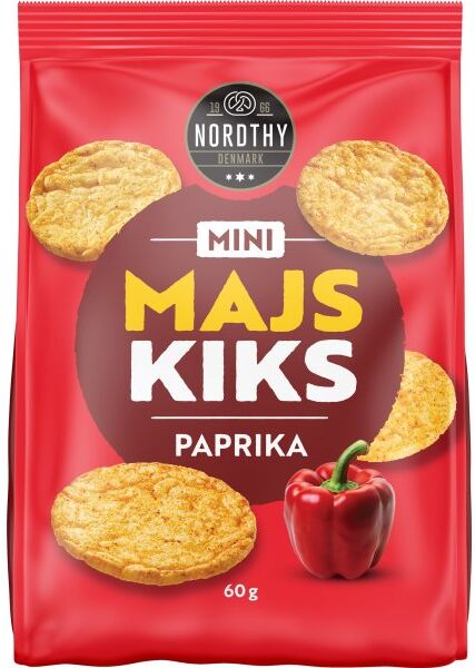 Nordthy Mini Majskiks Paprika, 60 G